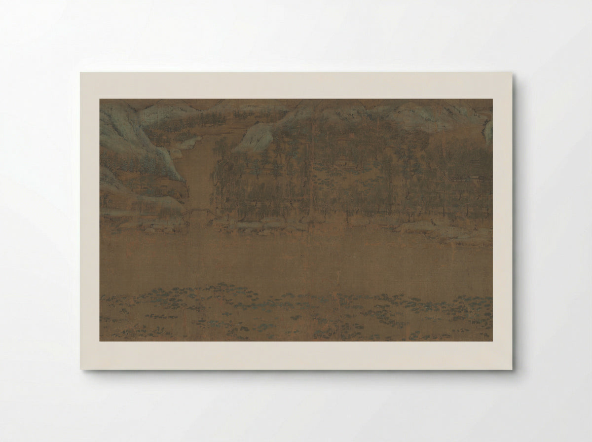 Fisherman's Lodge at Mount Xisai - Li Jie - Poster