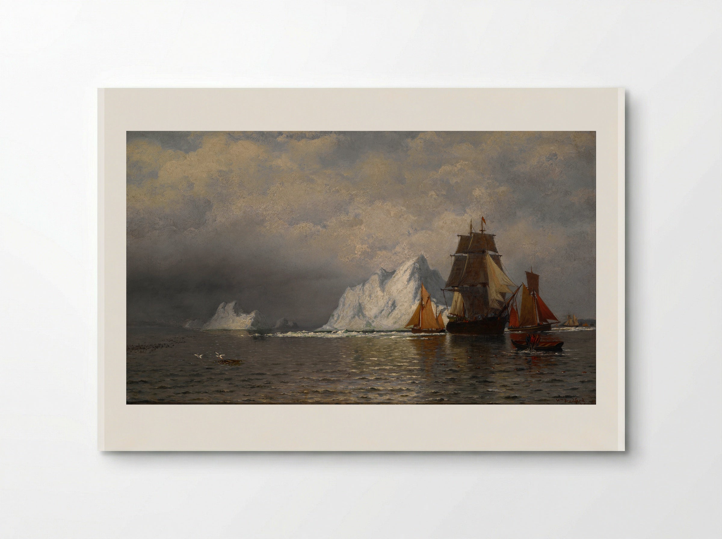 Fishermen off the Coast of Labrador - William Bradford - Poster