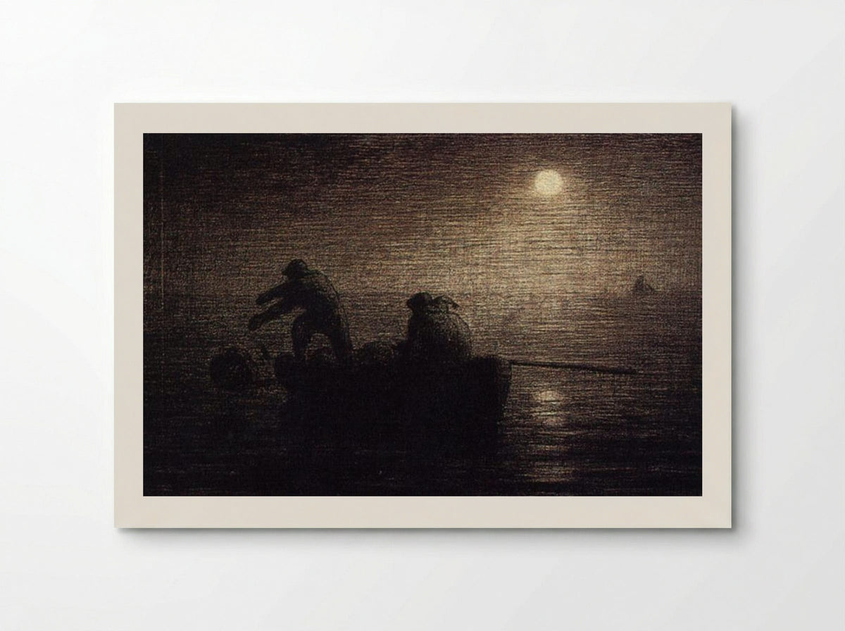 Fishermen - Jean-Francois Millet - Poster