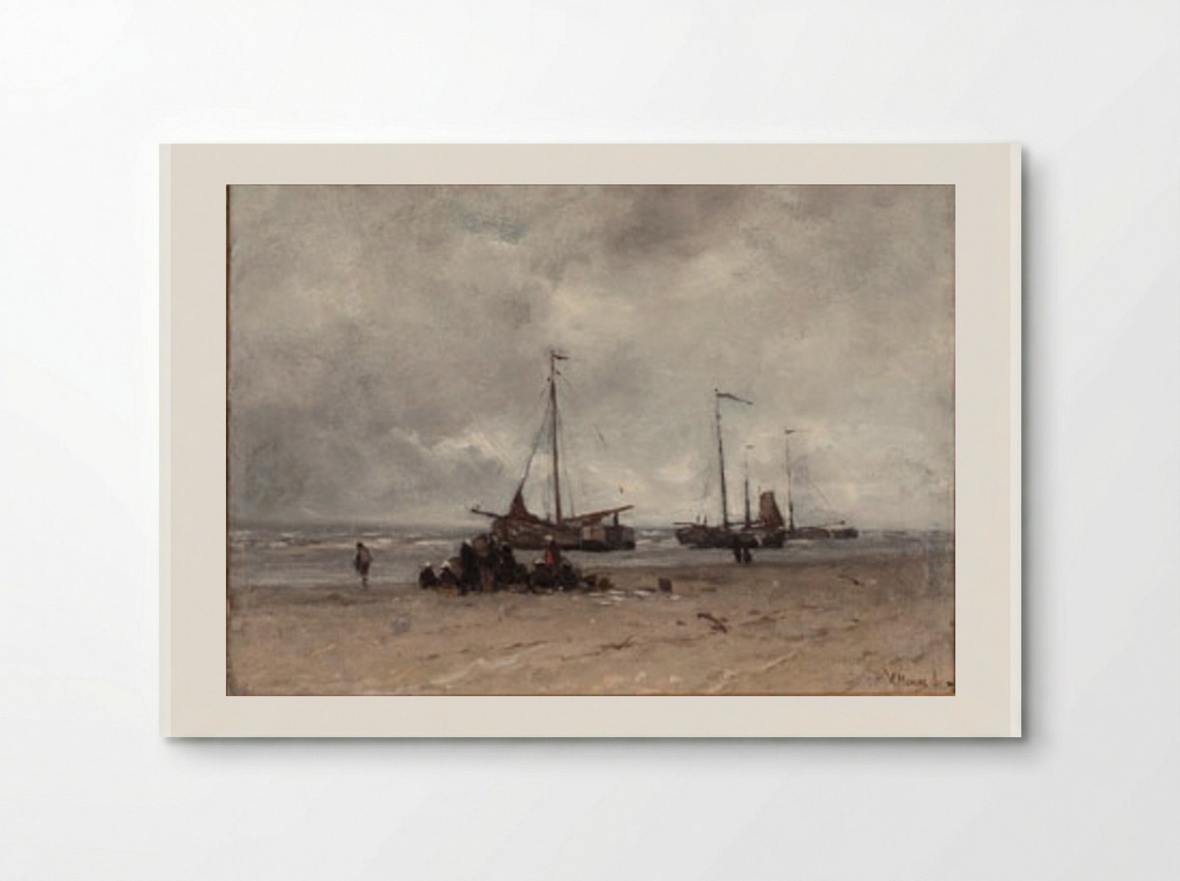 Fishing Boats on the Beach - Anton Mauve - Poster