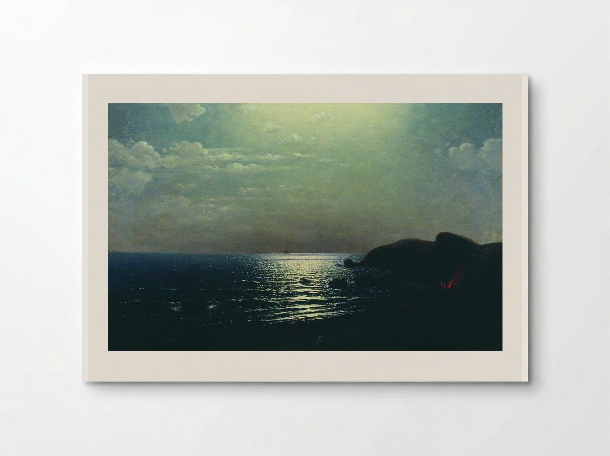 Fishing on the Black Sea - Arkhip Kuindzhi - Poster