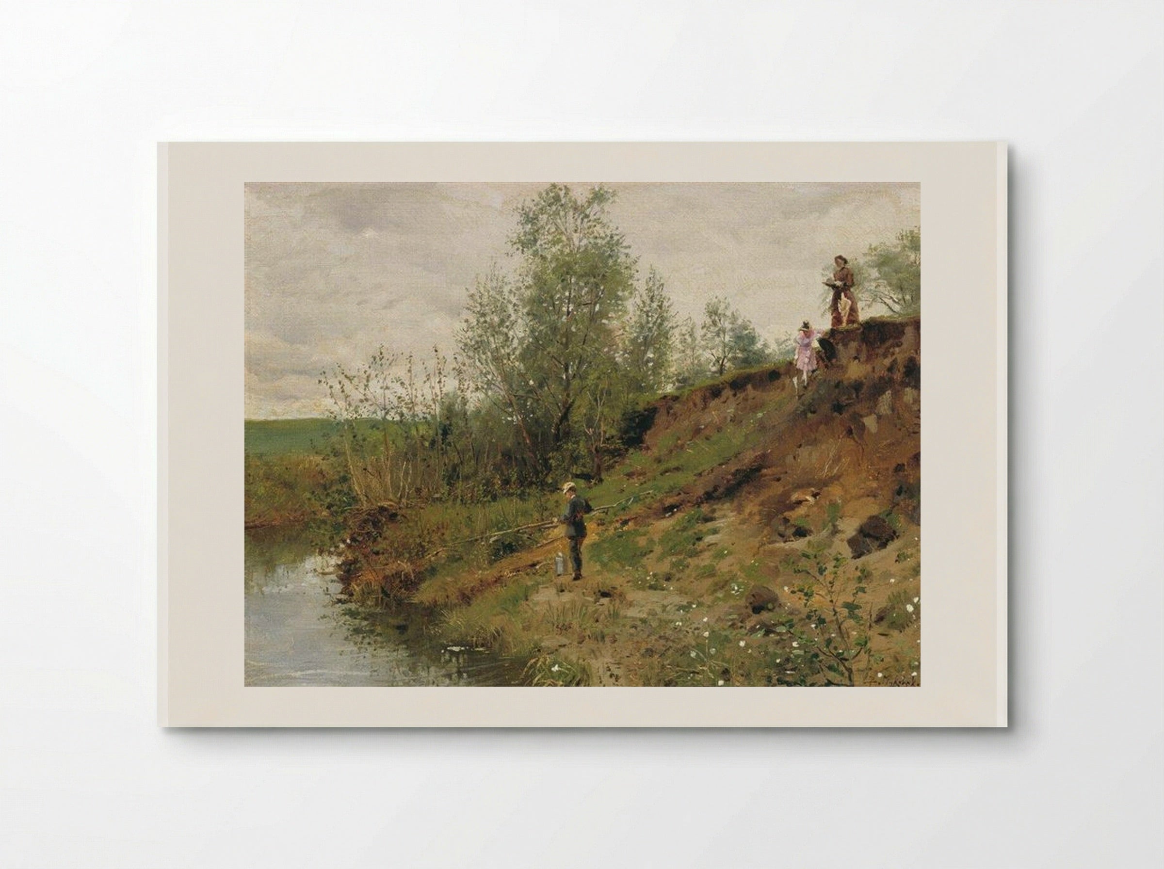 Fishing - Vladimir Makovsky - Poster