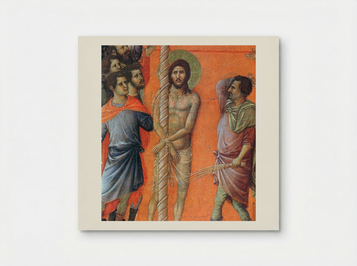 Flagellation of Christ (Fragment) - Duccio di Buoninsegna - Poster