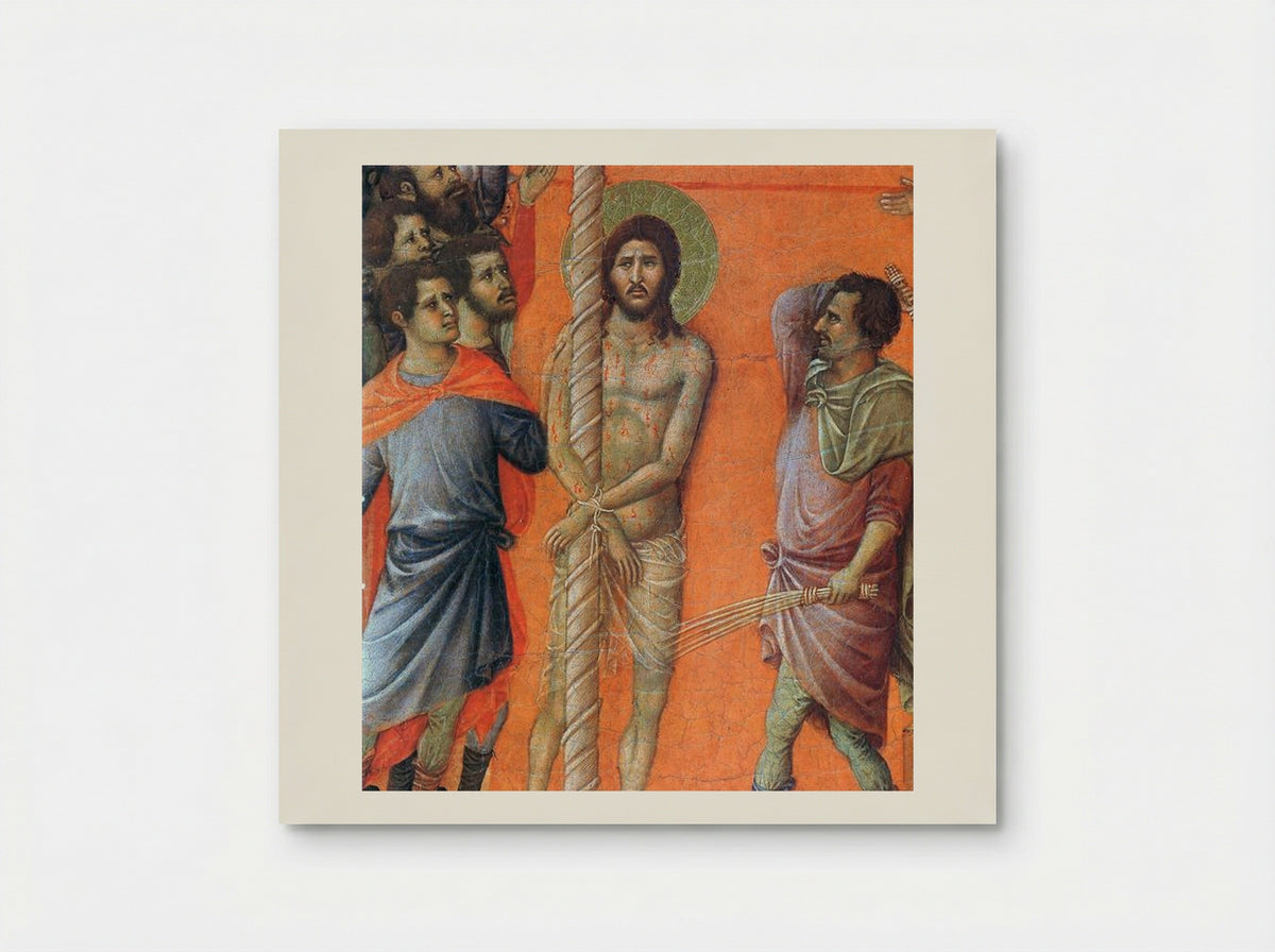 Flagellation of Christ (Fragment) - Duccio di Buoninsegna - Poster