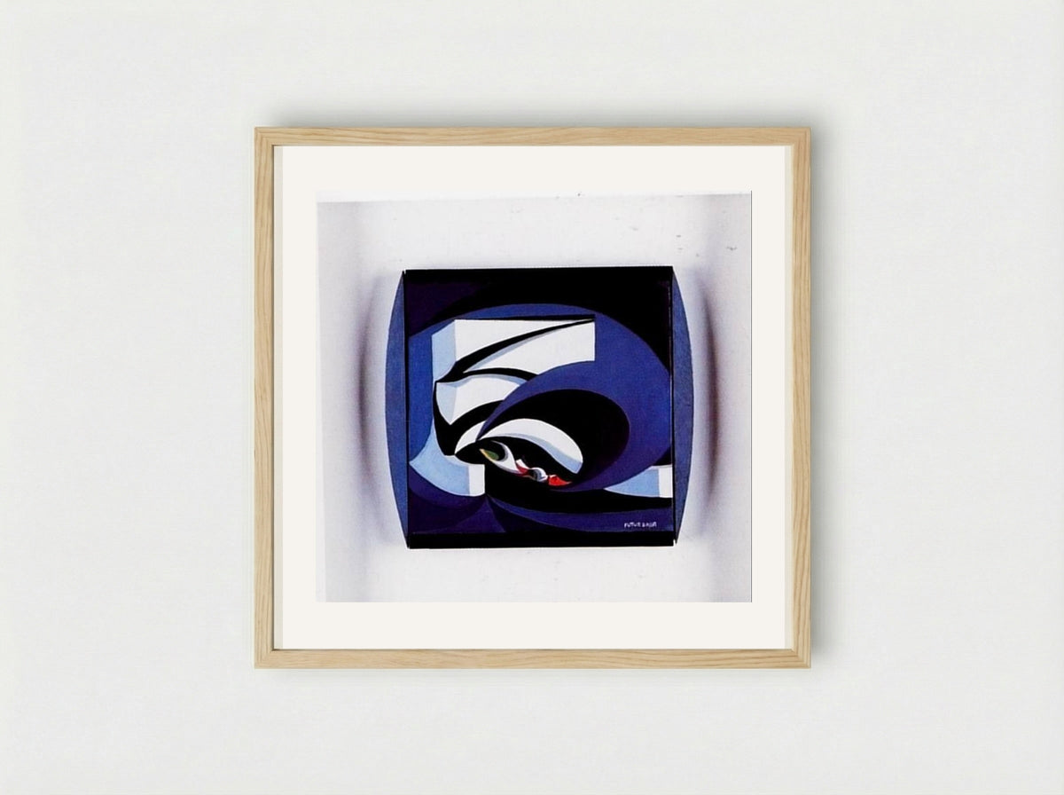 Flags for the Altar - Giacomo Balla - Framed Print Wood