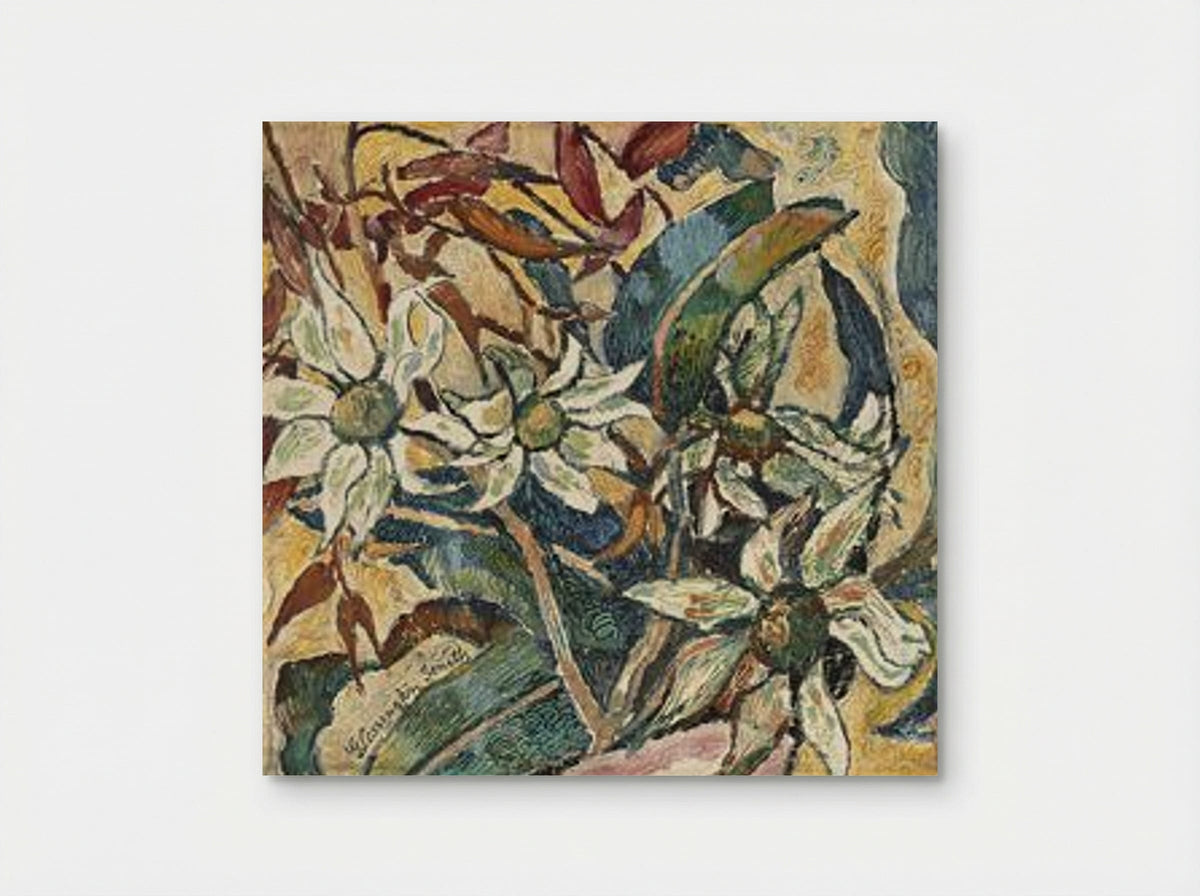 Flannel flowers and gum leaves - Grace Cossington Smith - Poster