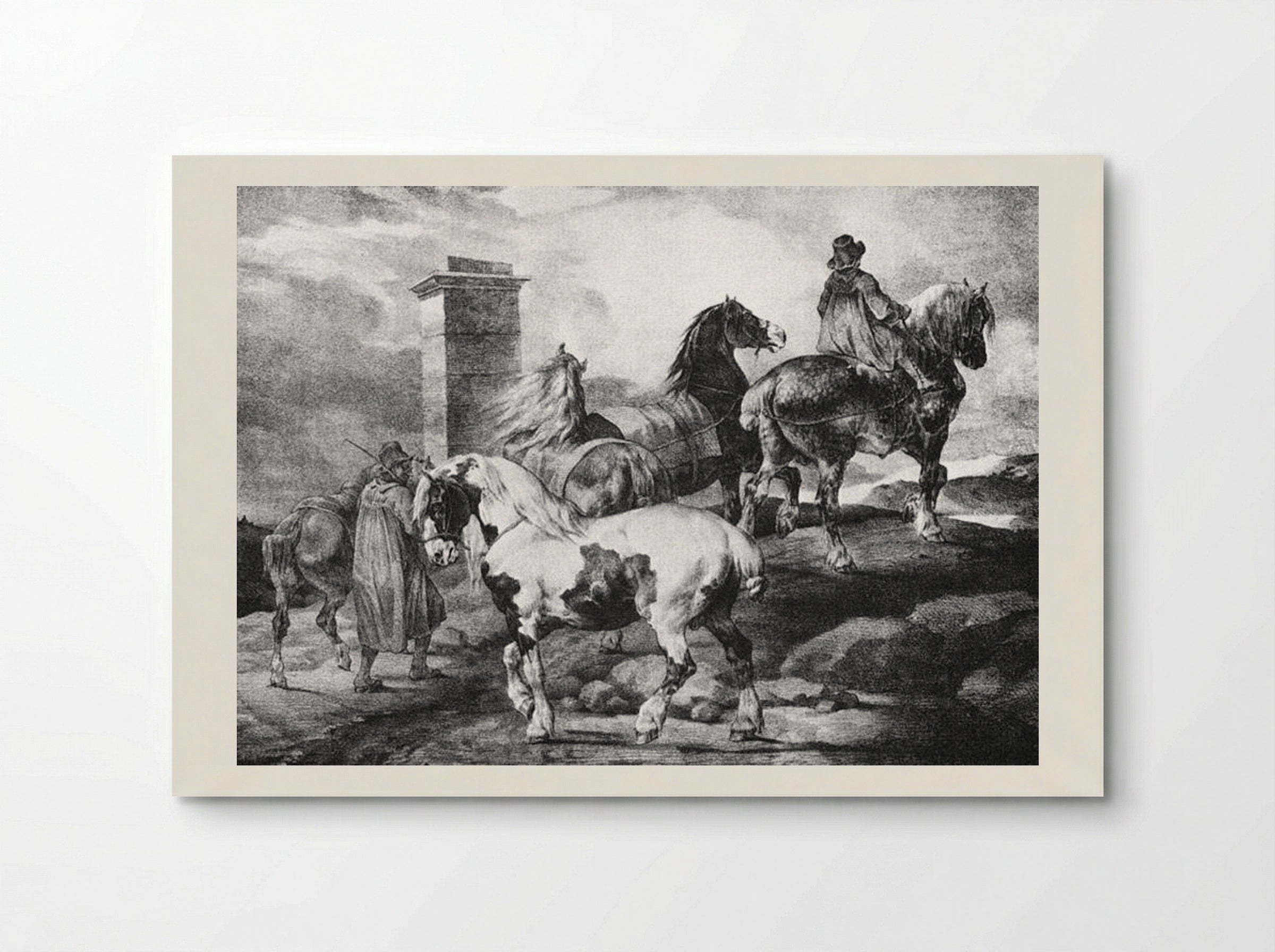 Flemish Horses - Théodore Géricault - Poster