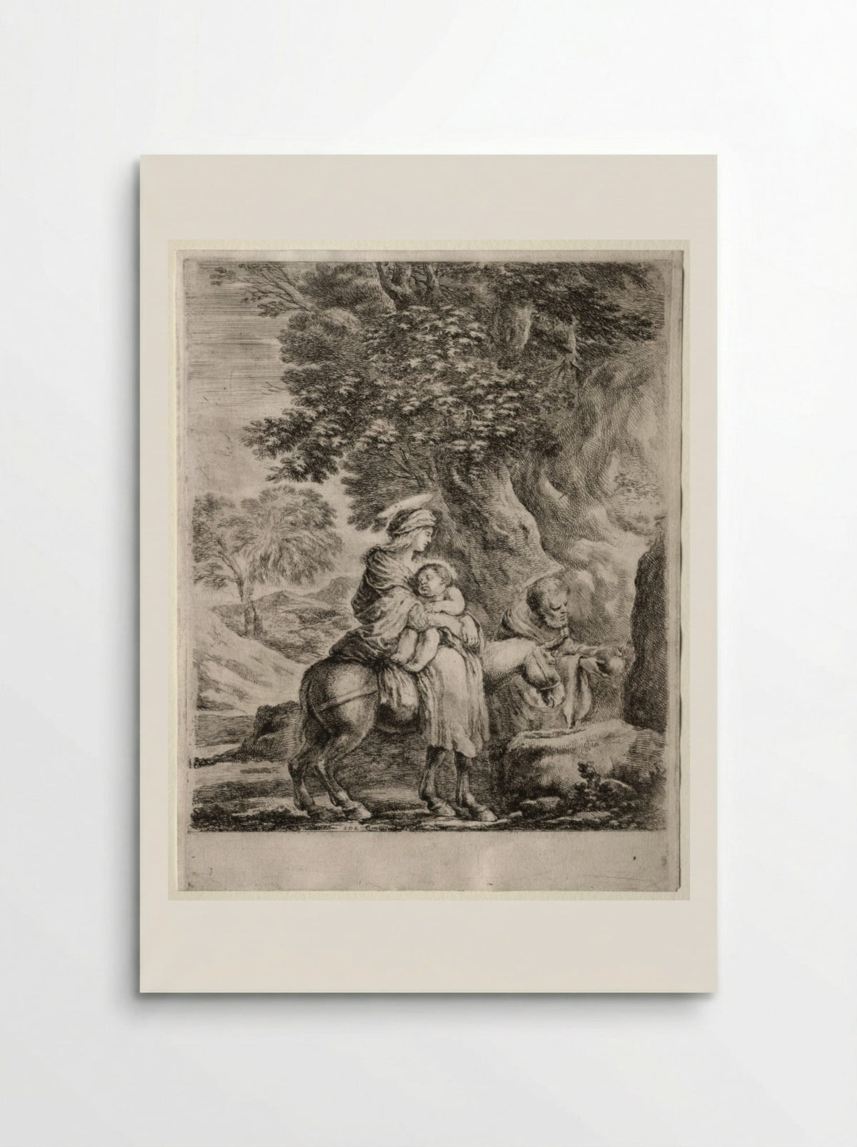 Flight into Egypt - Stefano Della Bella - Poster