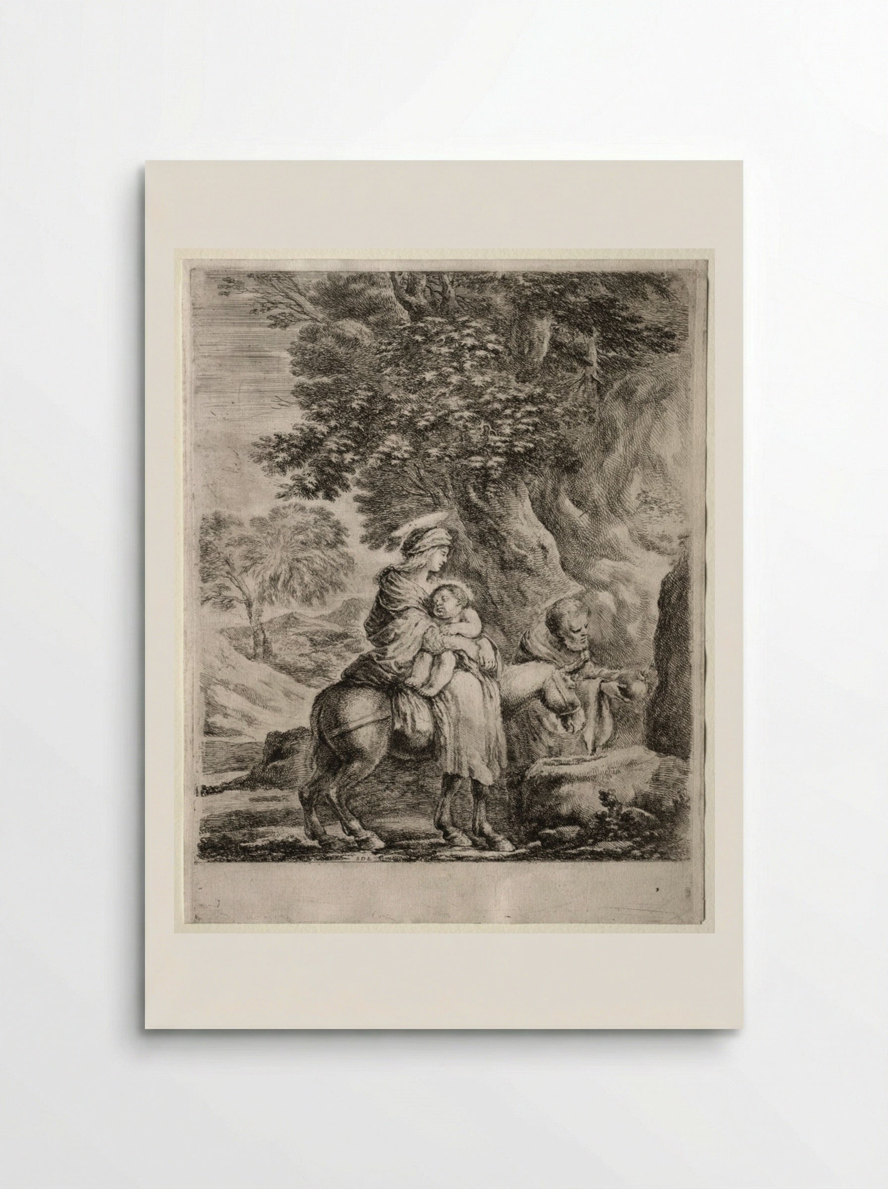 Flight into Egypt - Stefano Della Bella - Poster