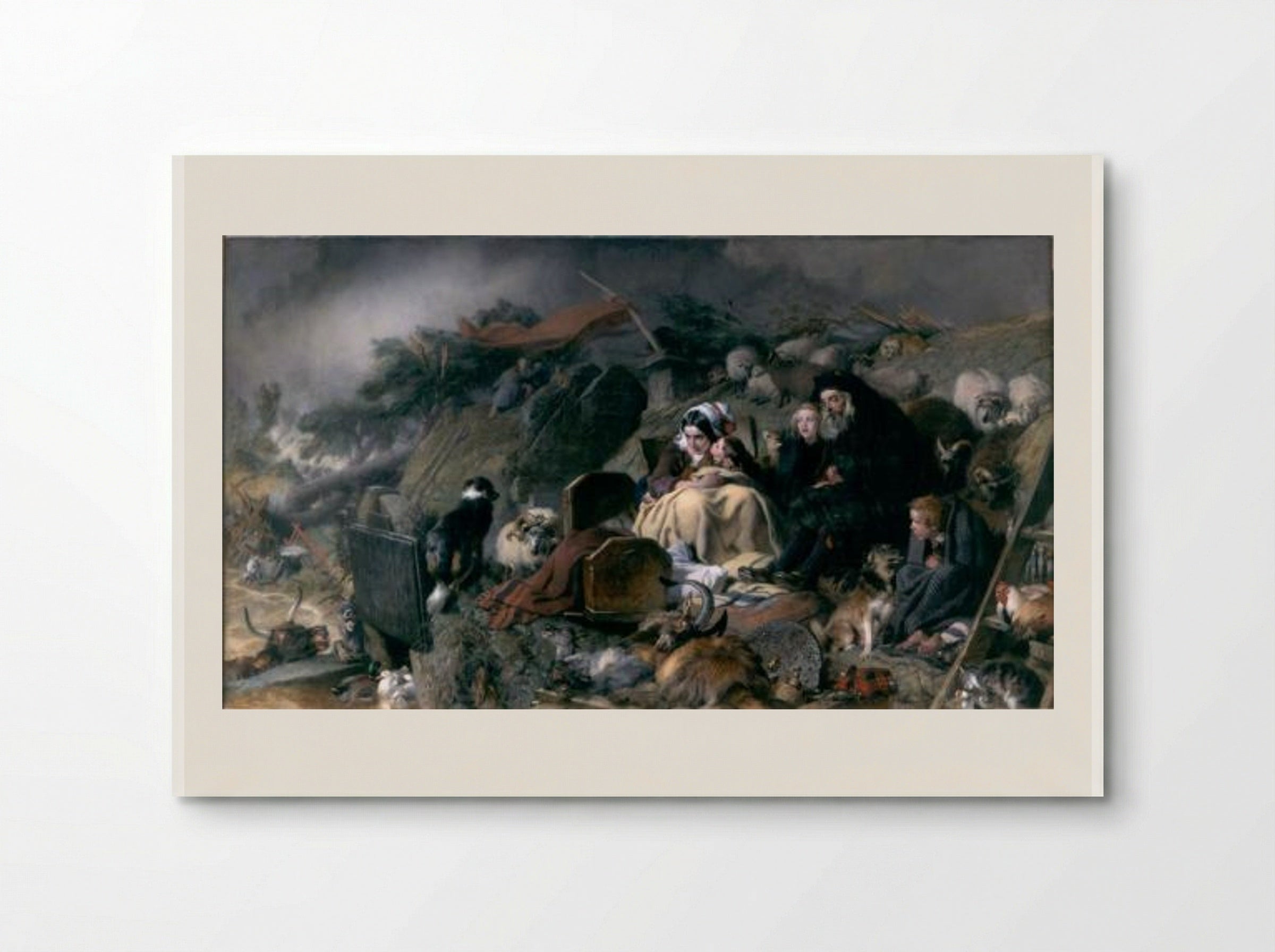 Flood in the Highlands - Edwin Henry Landseer - Poster