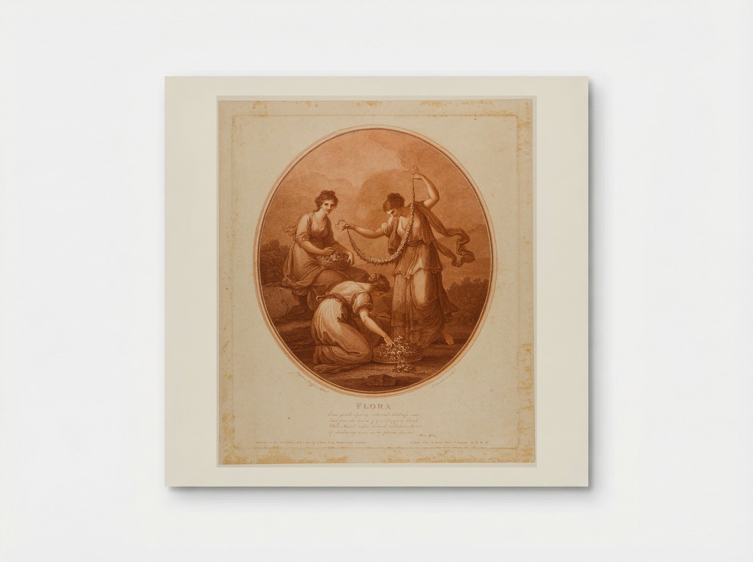 Flora - Francesco Bartolozzi - Poster
