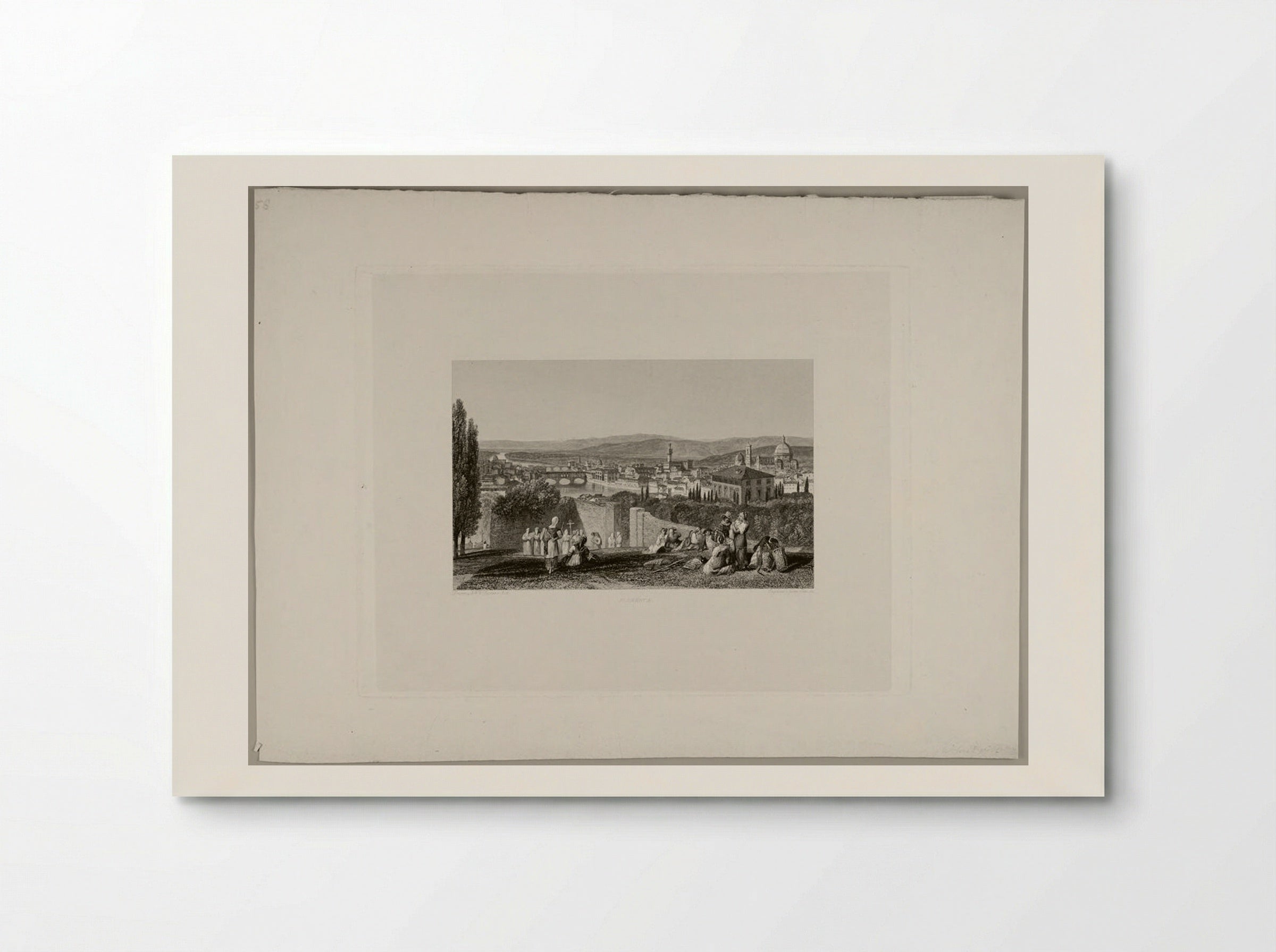 Florence from the Chiesa al Monte - George Cooke - Poster