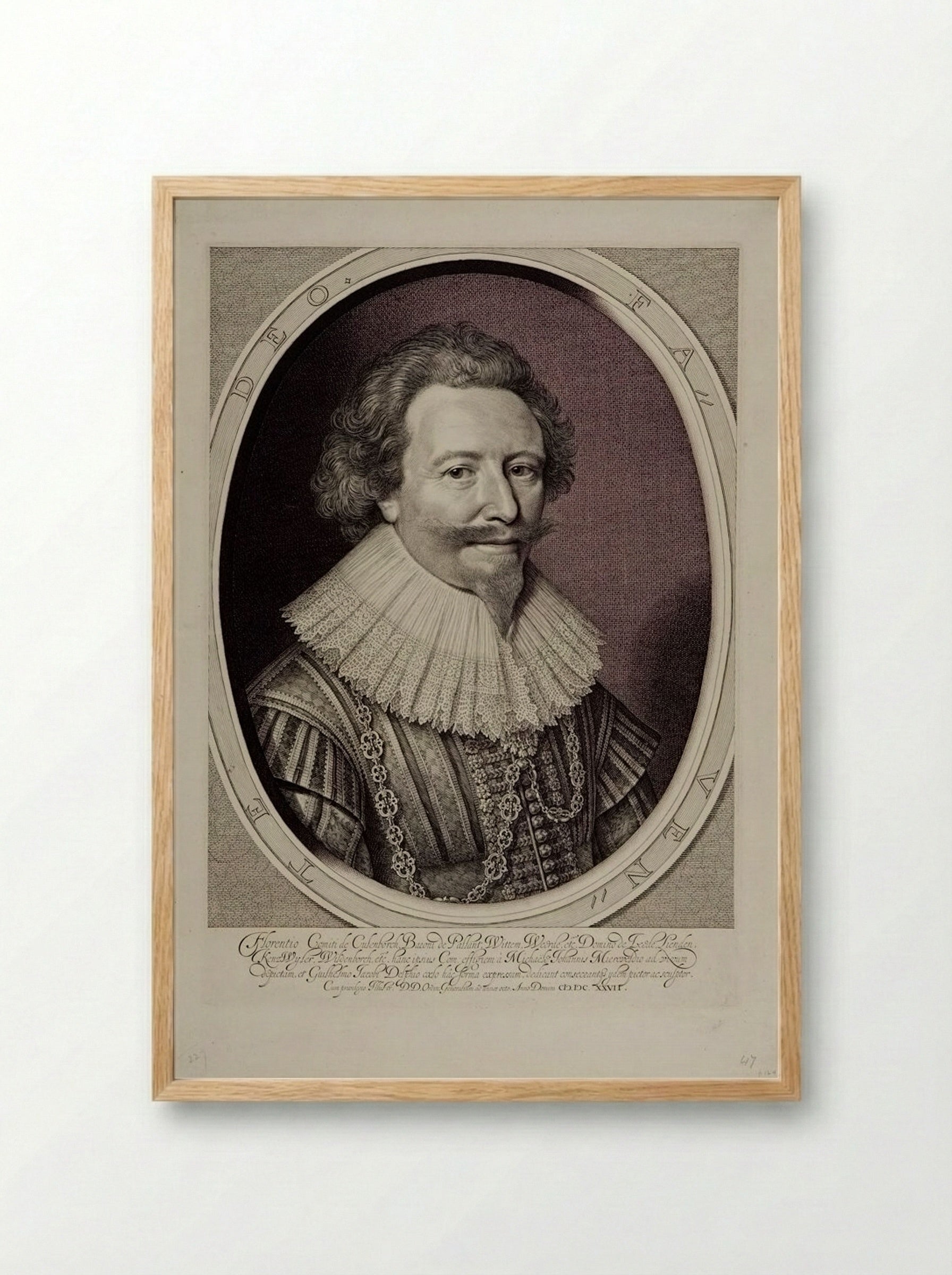 Florent II, Count of Culenborch - Willem Jacobszoon Delff - Framed Print Wood