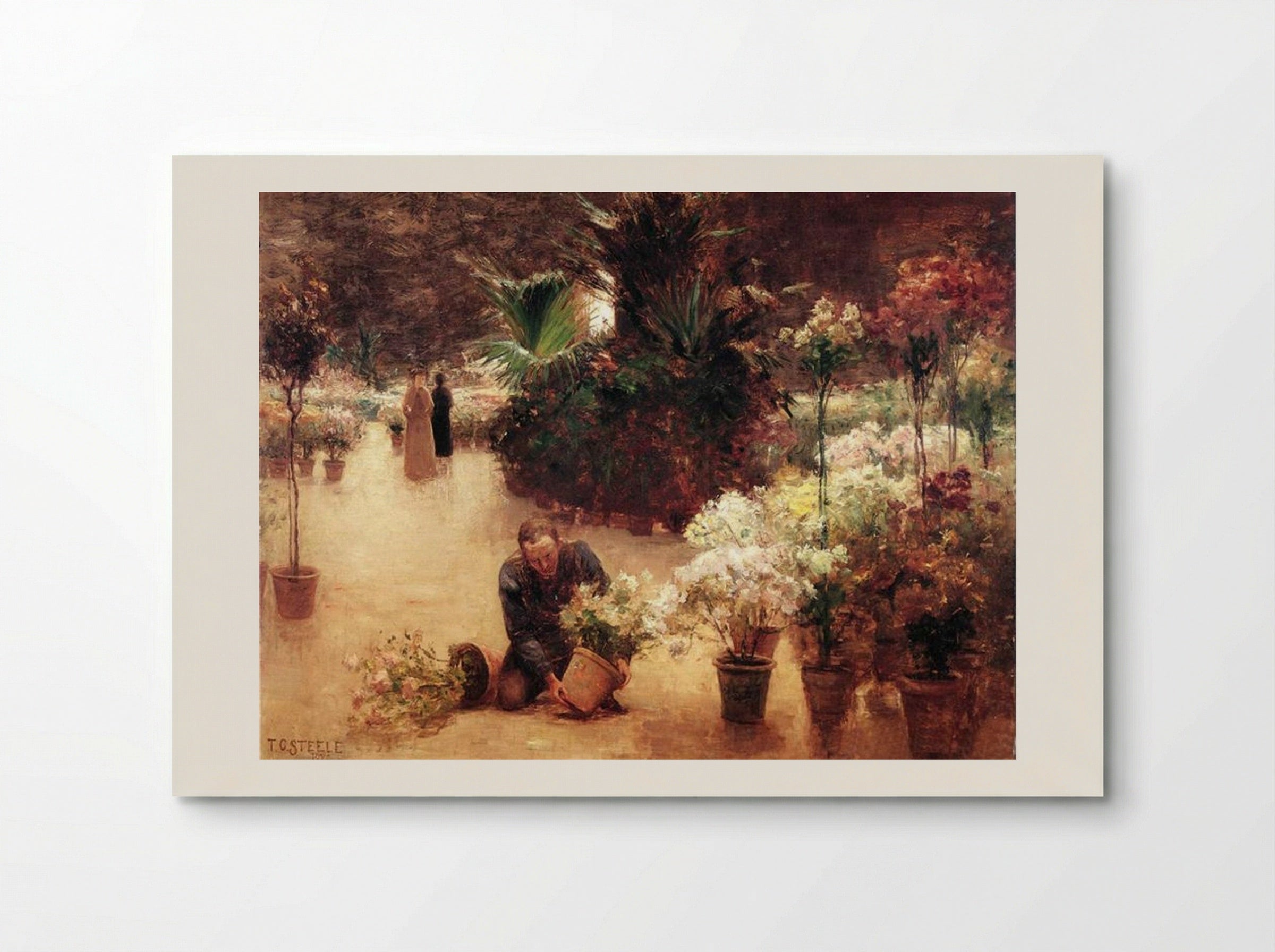 Flower Mart - T. C. Steele - Poster