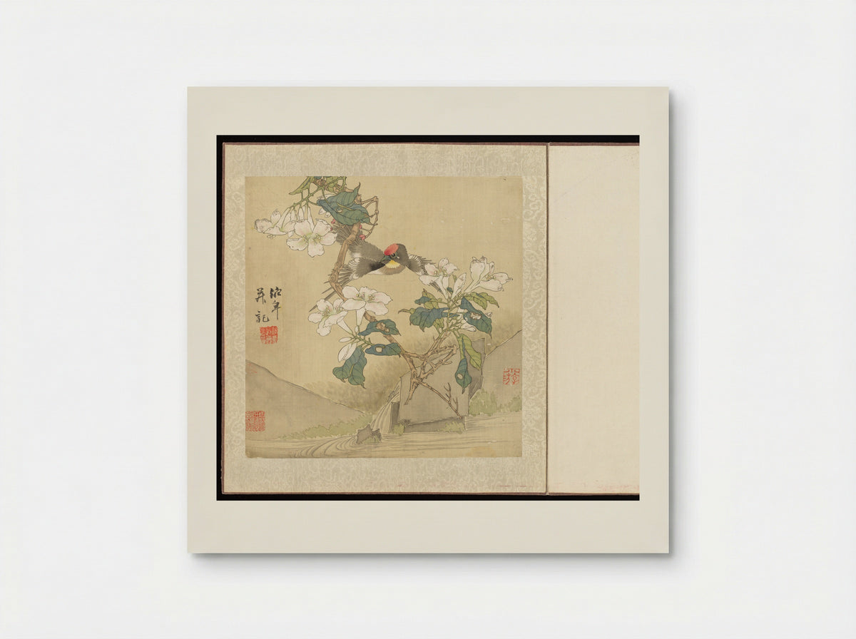Flowers and Birds - Ren Yi - Poster