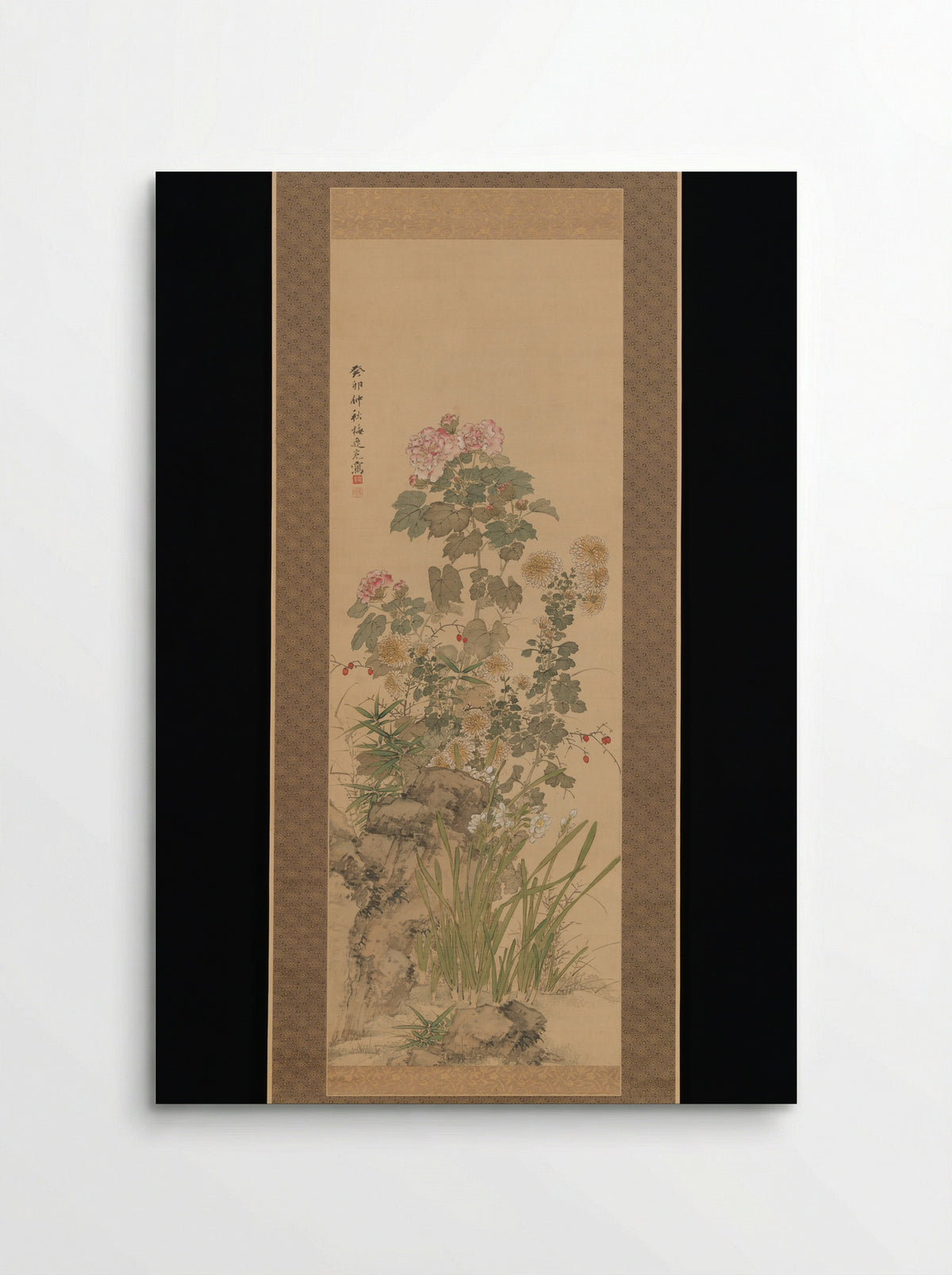 Flowers and Grasses of Autumn - Yamamoto Baiitsu - Poster
