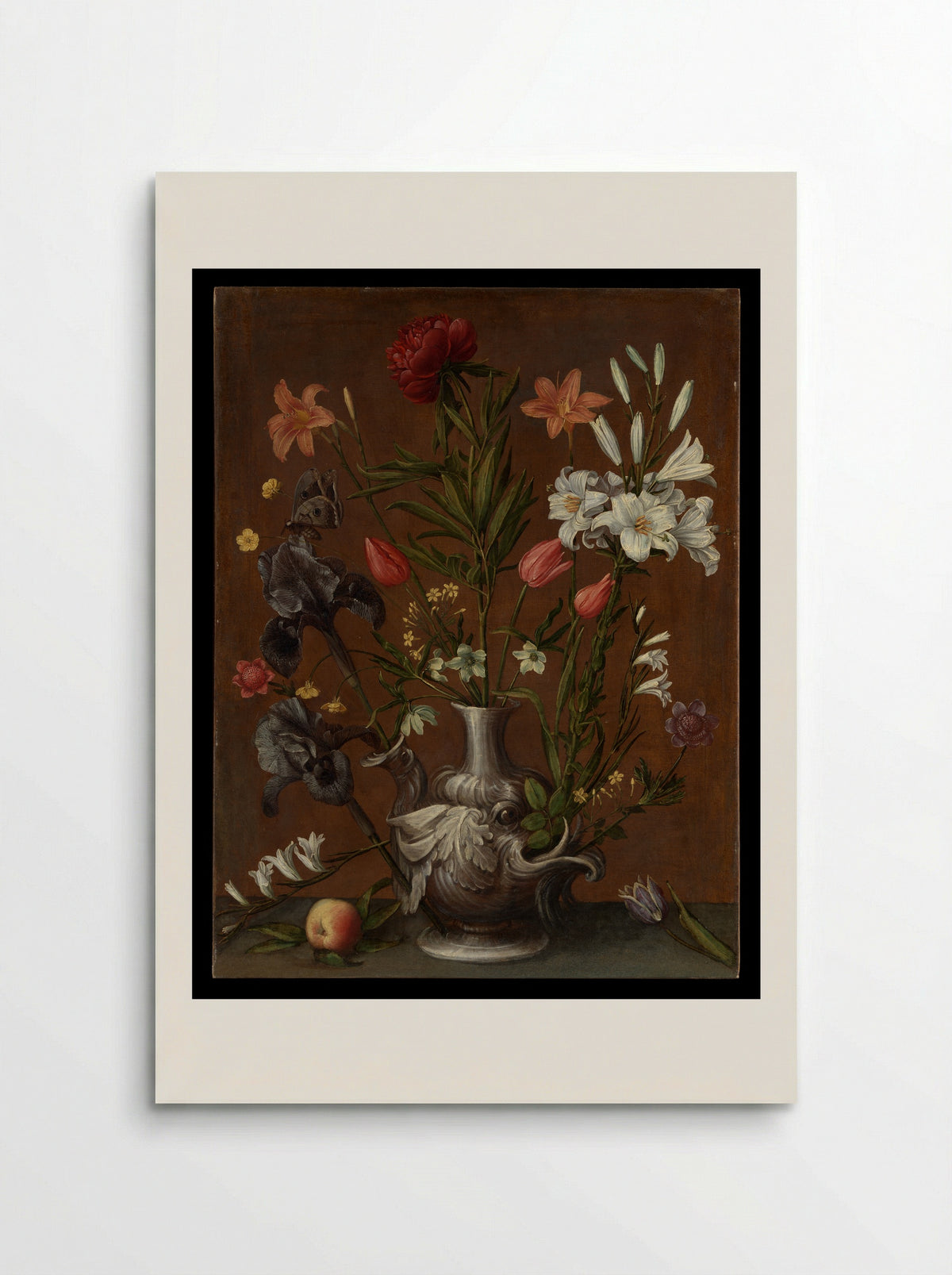 Flowers in a Grotesque Vase - Orsola Maddalena Caccia - Poster
