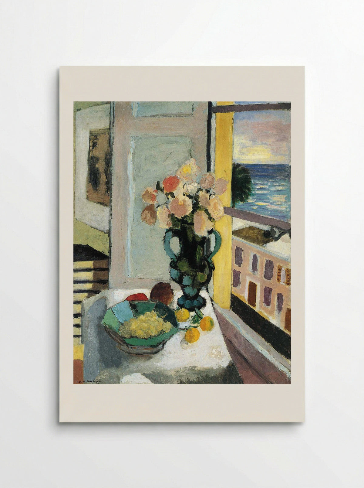 Flowers in front of a Window - Henri Matisse - Poster