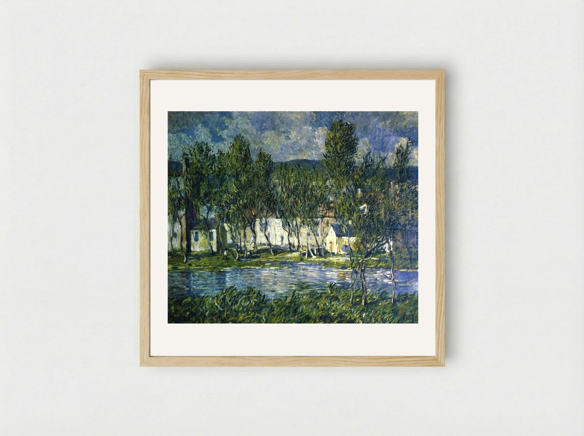 Flowing Water - Robert Spencer - Framed Print Wood