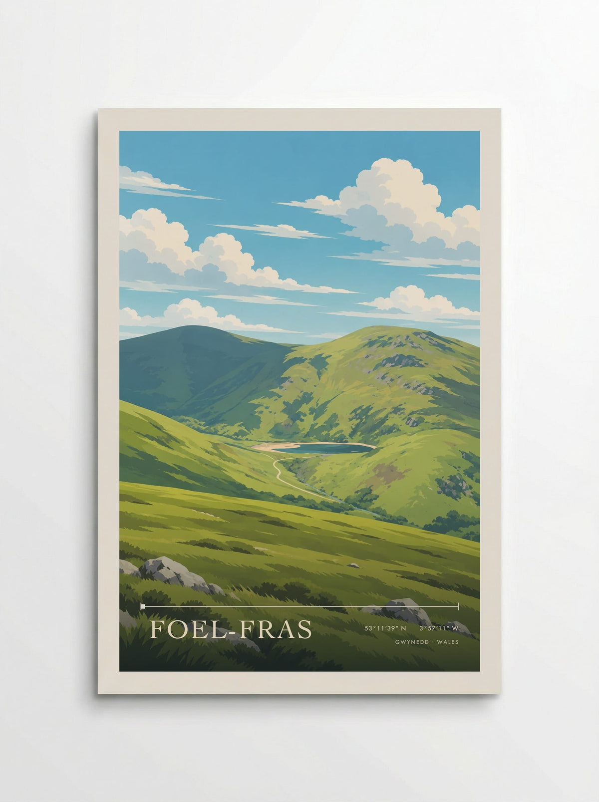 Foel-fras, Gwynedd | Travel Poster - Poster