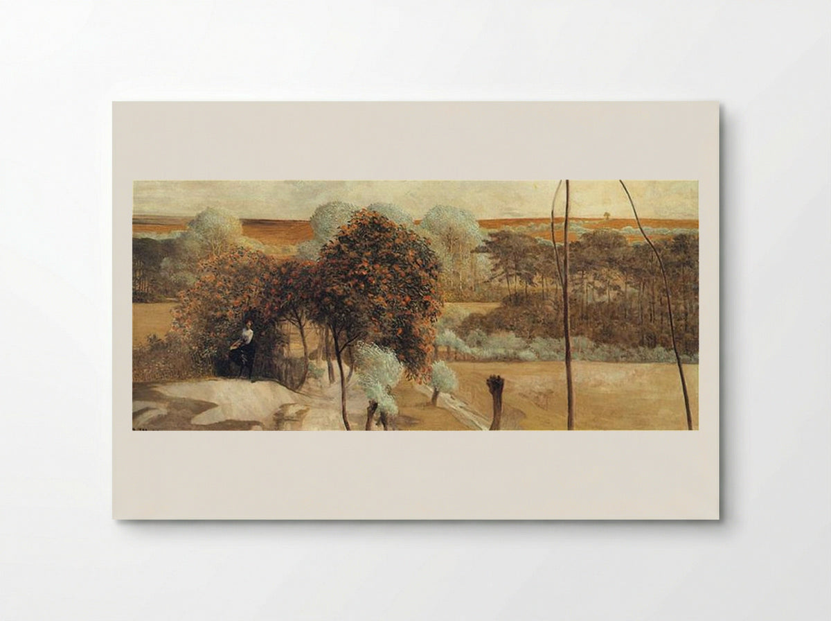 Follow the Stream (left wing) - Jacek Malczewski - Poster