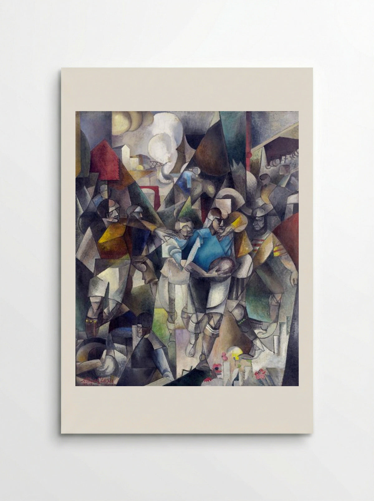 Football Players - Albert Gleizes - Poster