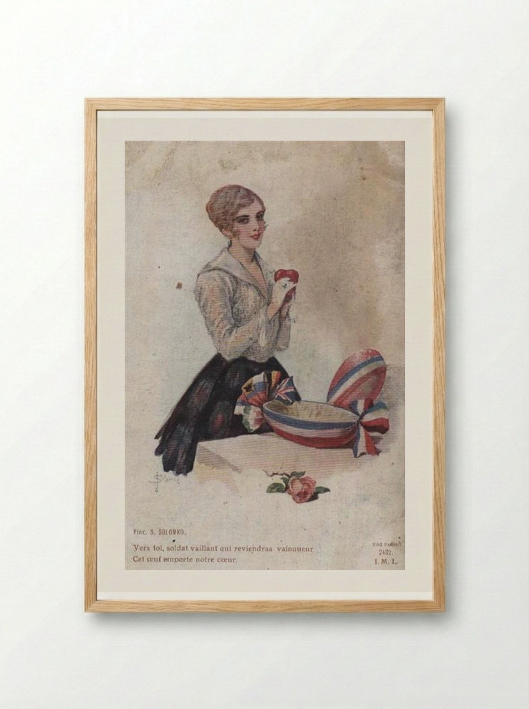 For you, brave soldier - Sergey Solomko - Framed Print Wood