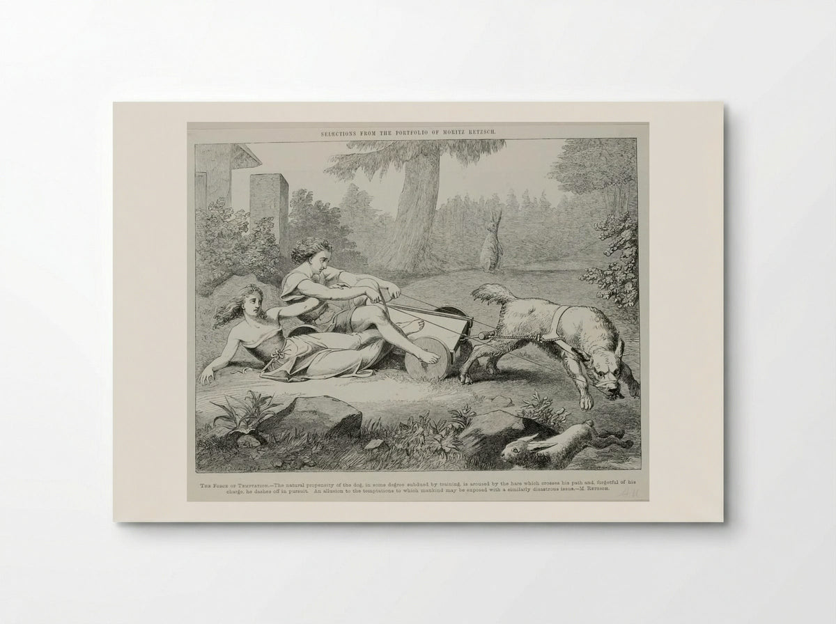 Force of Temptation - Edward Dalziel - Poster