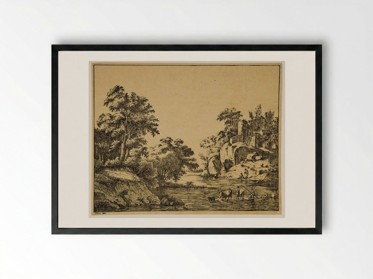 Ford - P. Ellmer - Framed Print Black