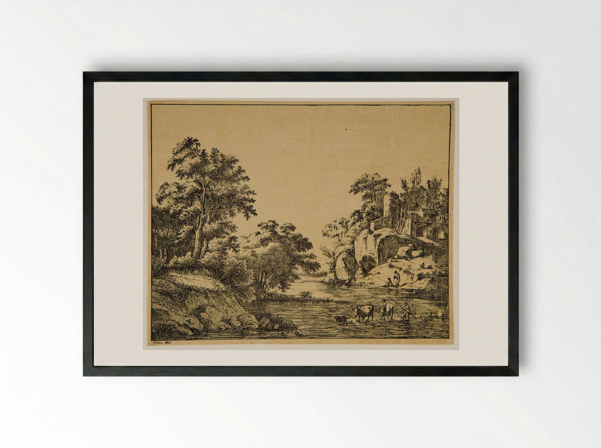 Ford - P. Ellmer - Framed Print Black
