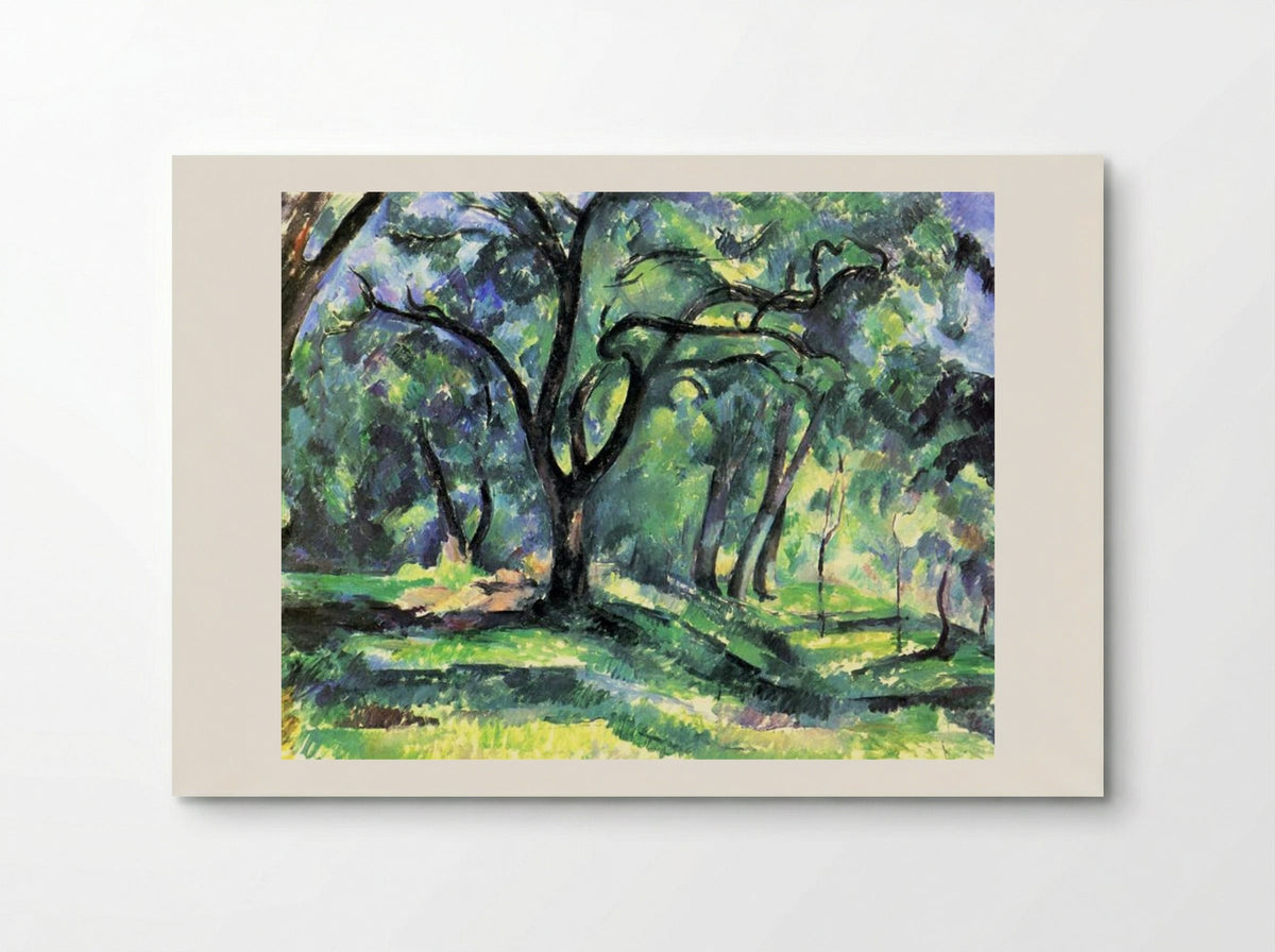 Forest Interior - Paul Cézanne - Poster