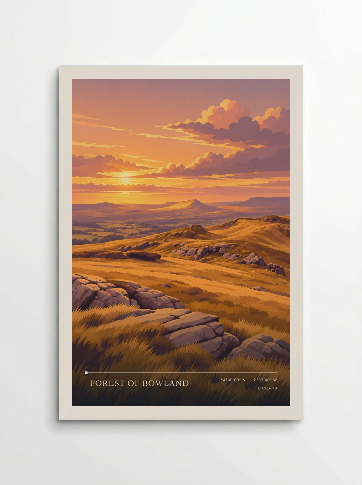 Forest of Bowland | Travel Poster - Poster