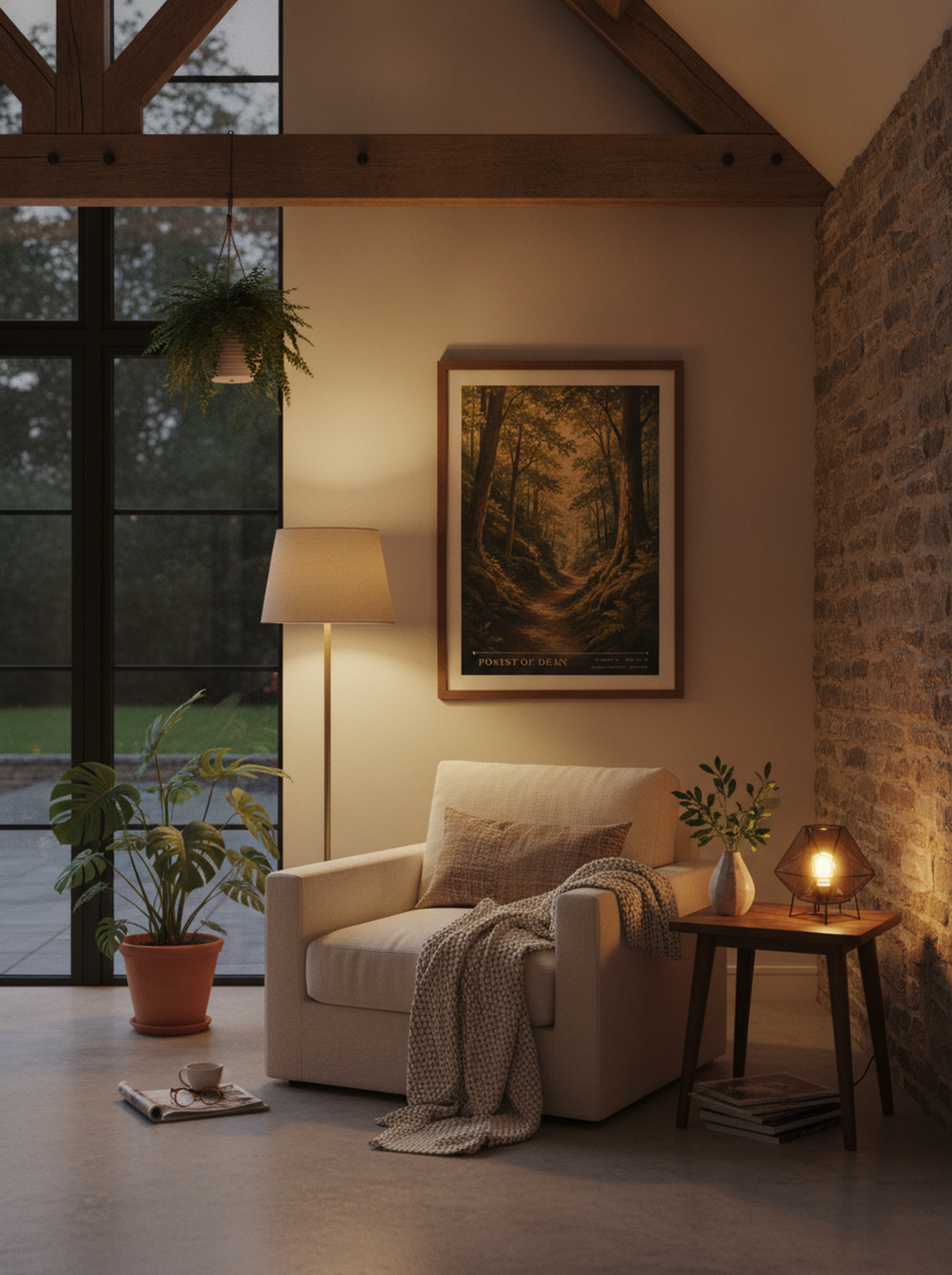 Forest of Dean Gloucestershire England Travel Poster - Lifestyle