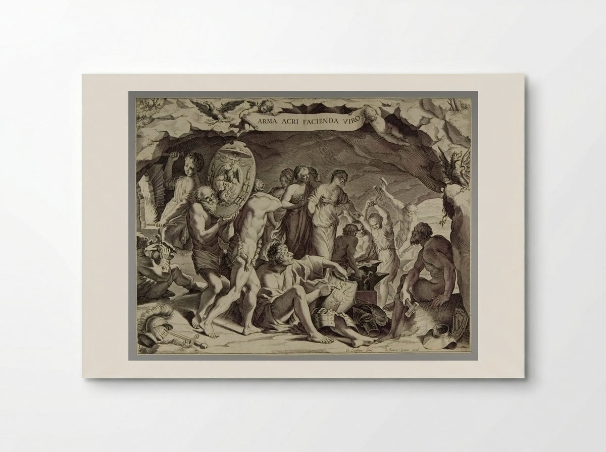 Forge of Vulcan - Johann Friedrich Greuter - Poster