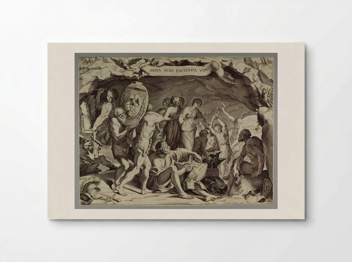 Forge of Vulcan - Johann Friedrich Greuter - Poster