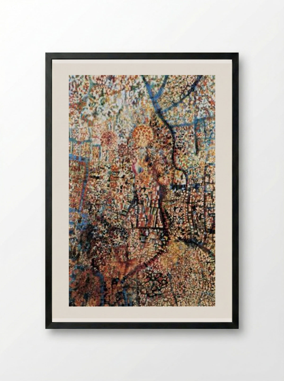 Formula of Spring - Pavel Filonov - Framed Print Black