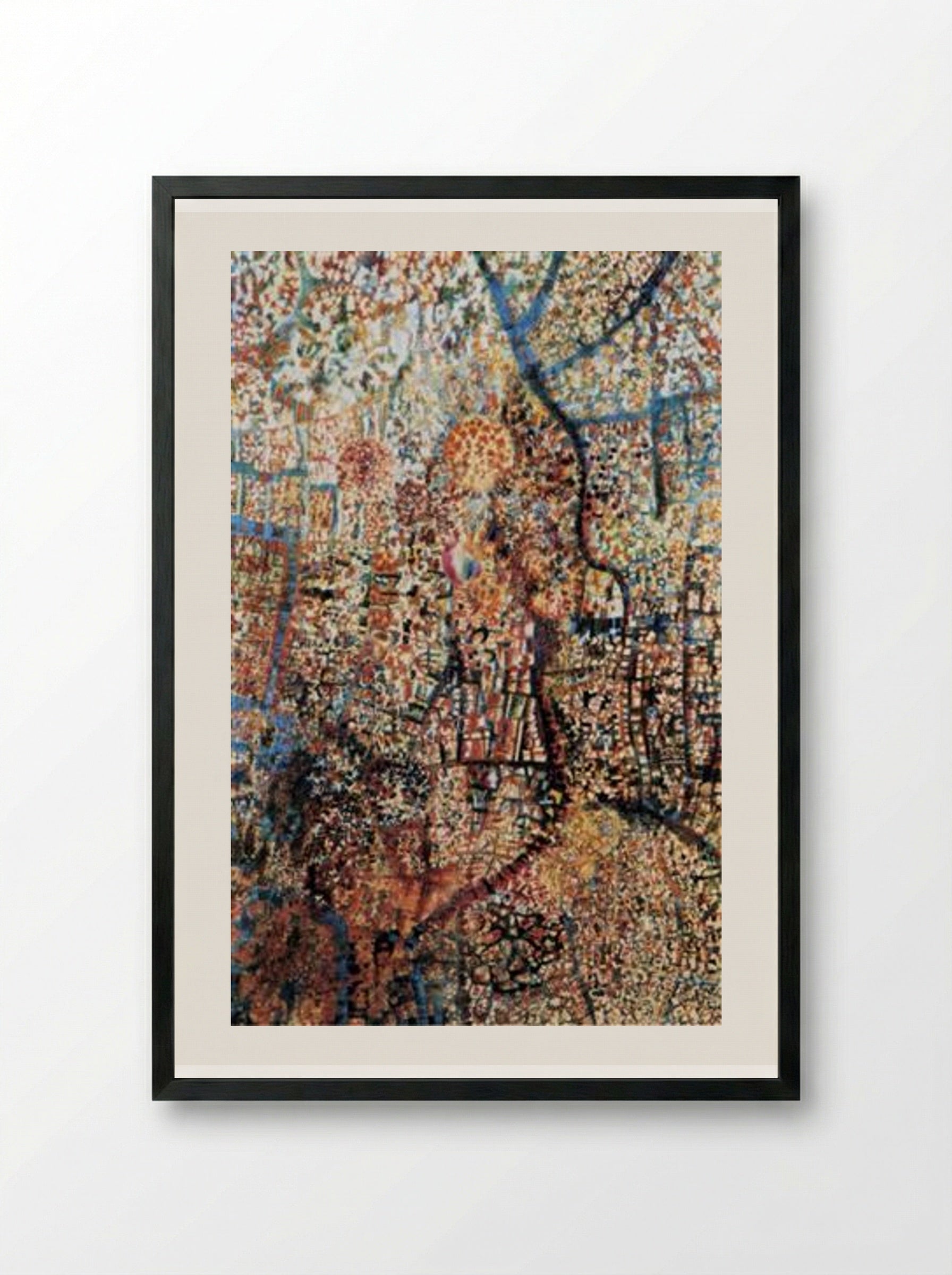 Formula of Spring - Pavel Filonov - Framed Print Black