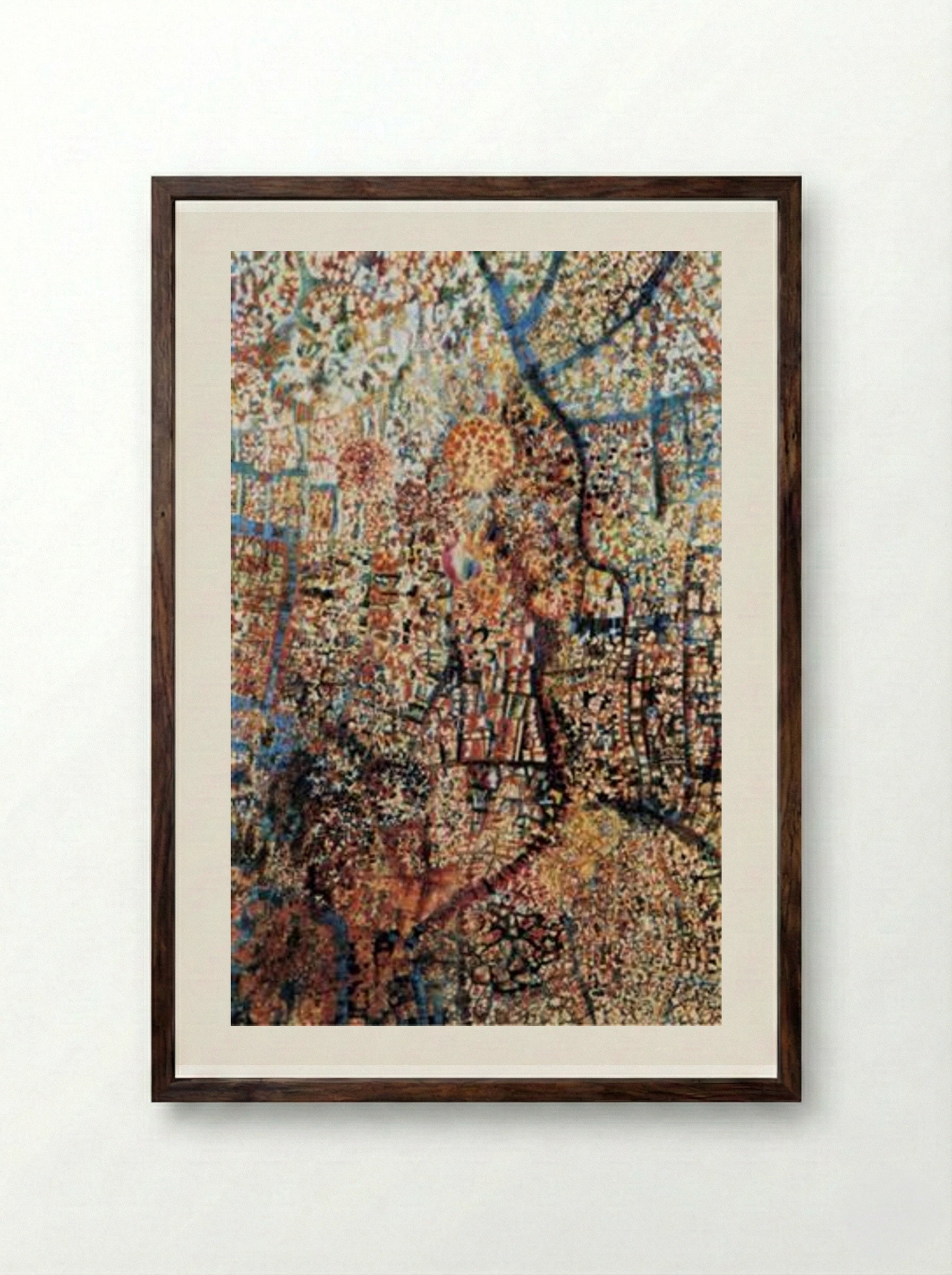 Formula of Spring - Pavel Filonov - Framed Print Dark Wood