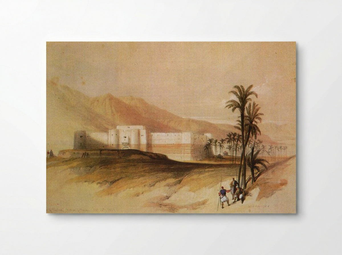 Fortress of Aqaba - David Roberts - Poster