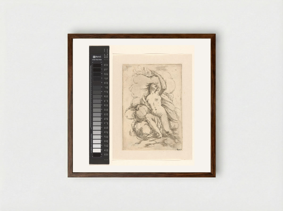 Fortuna - Giuseppe Diamantini - Framed Print Dark Wood
