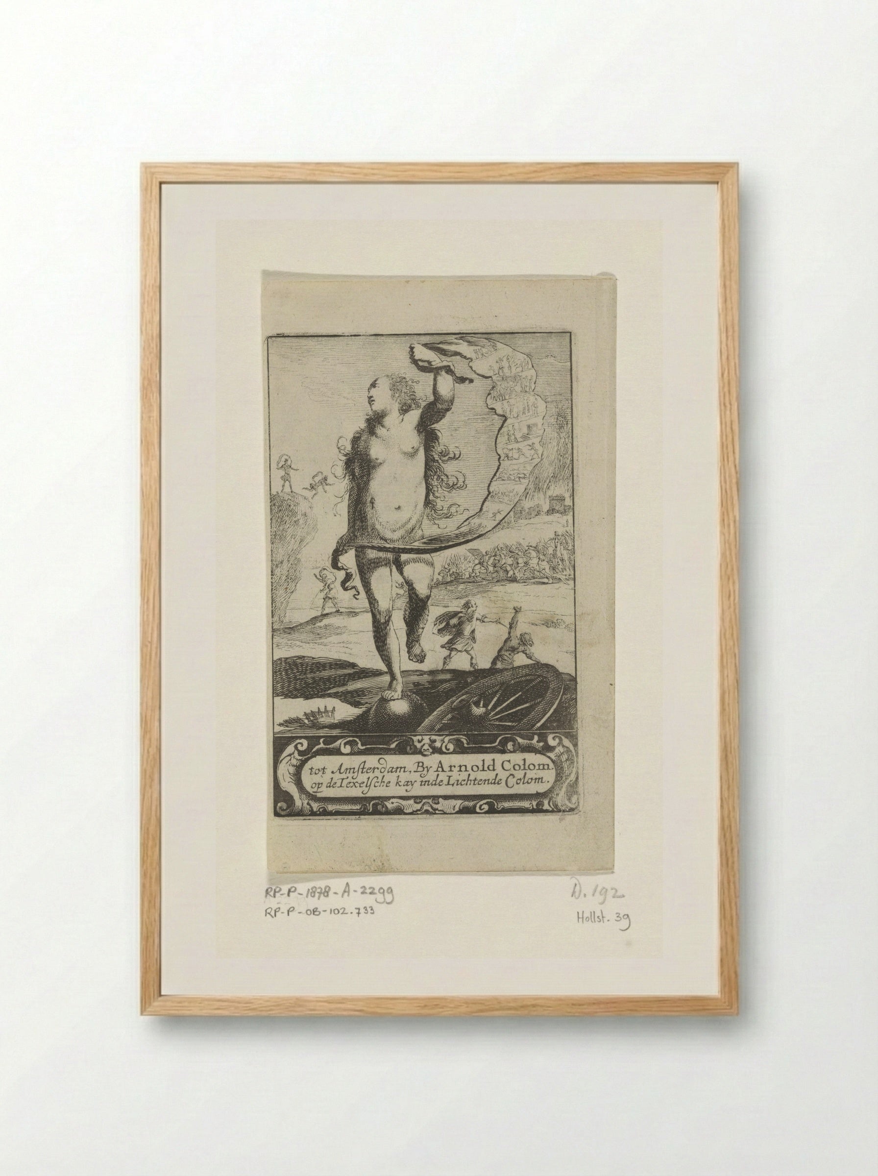 Fortuna - Pieter Nolpe - Framed Print Wood