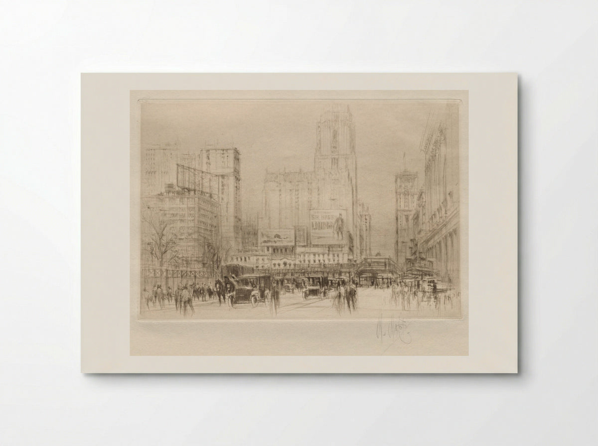 Forty-second Street, New York - William Walcot - Poster