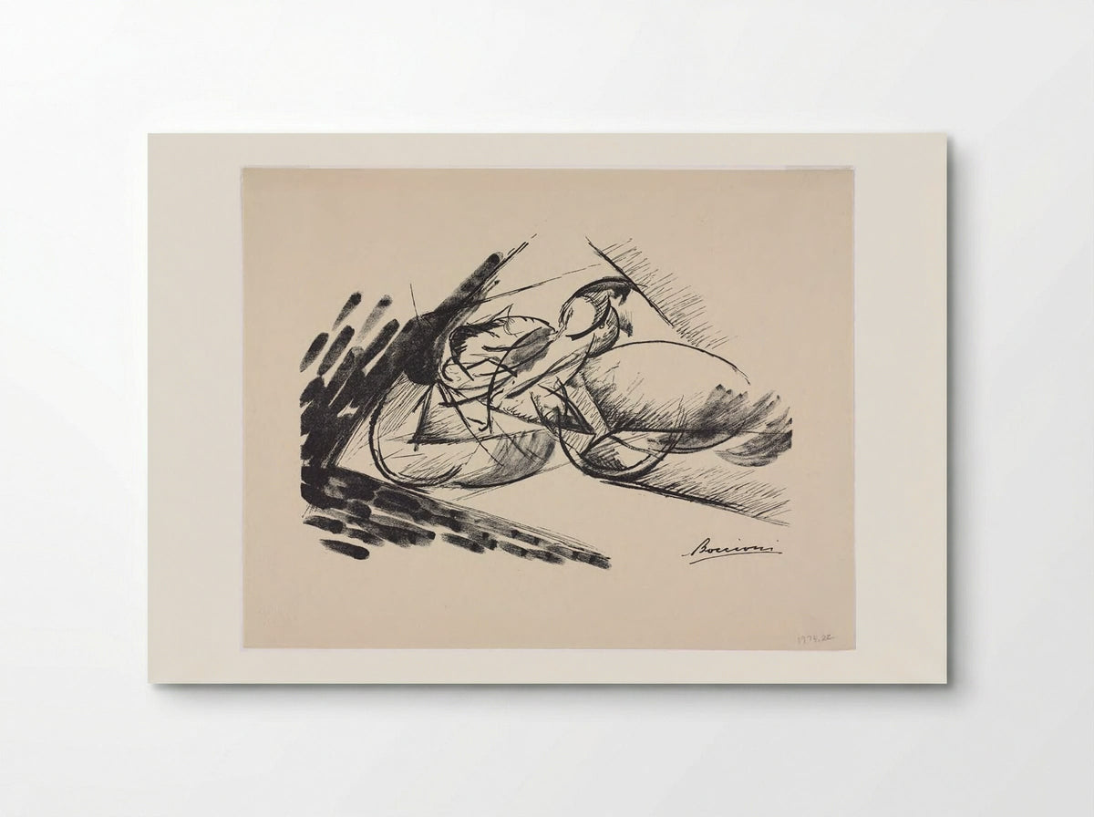 Forward Movement - Umberto Boccioni - Poster