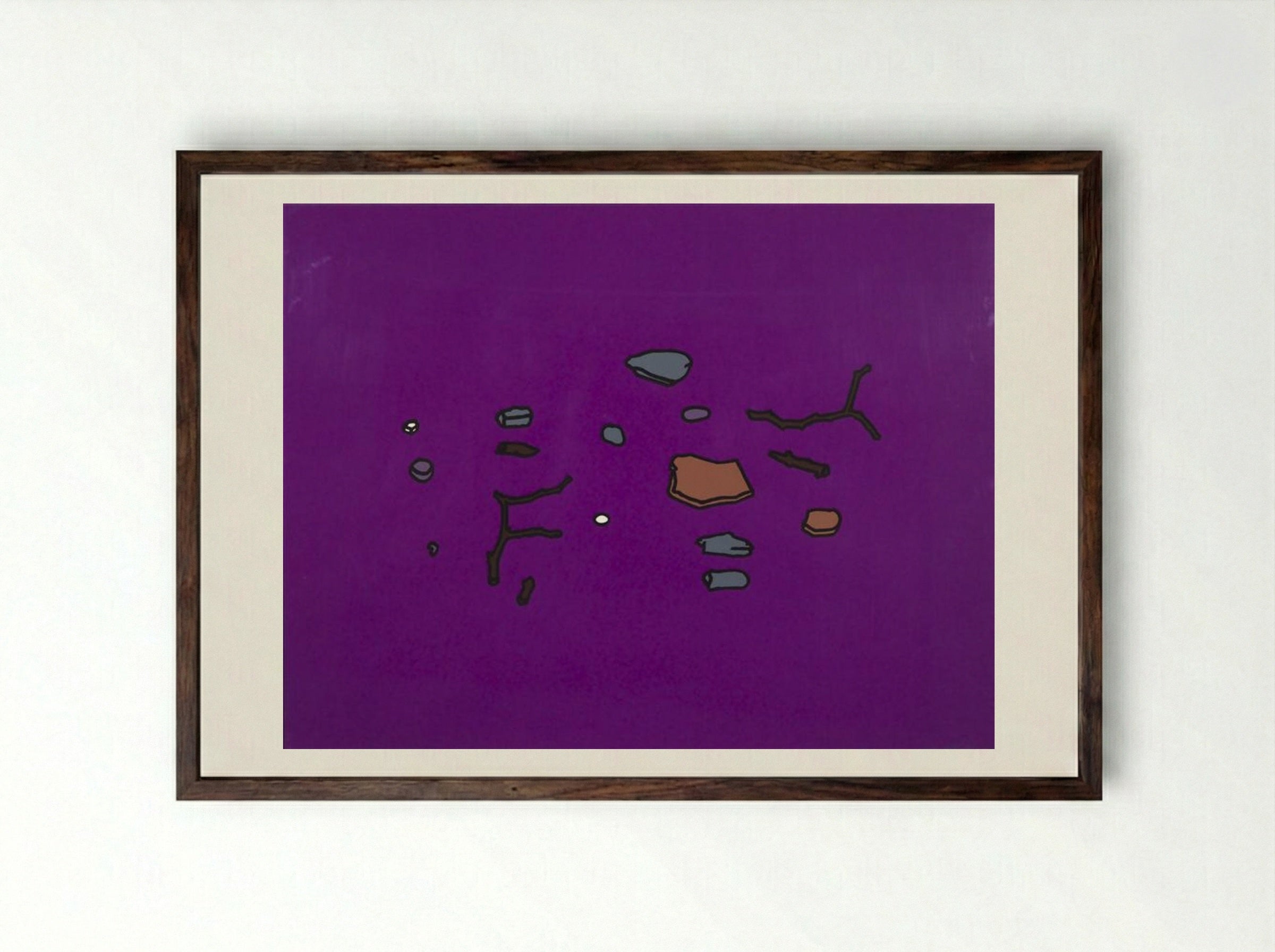 Found Objects - Patrick Caulfield - Framed Print Dark Wood
