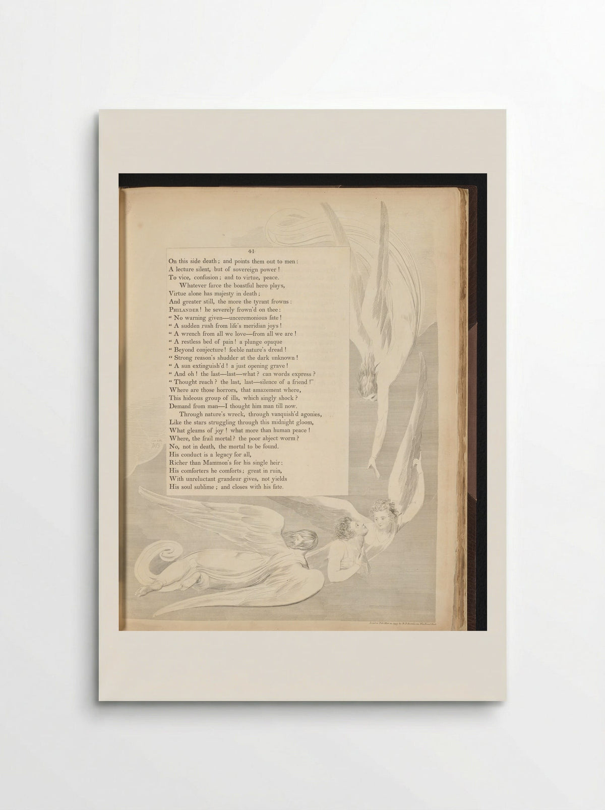 Four Angels - William Blake - Poster
