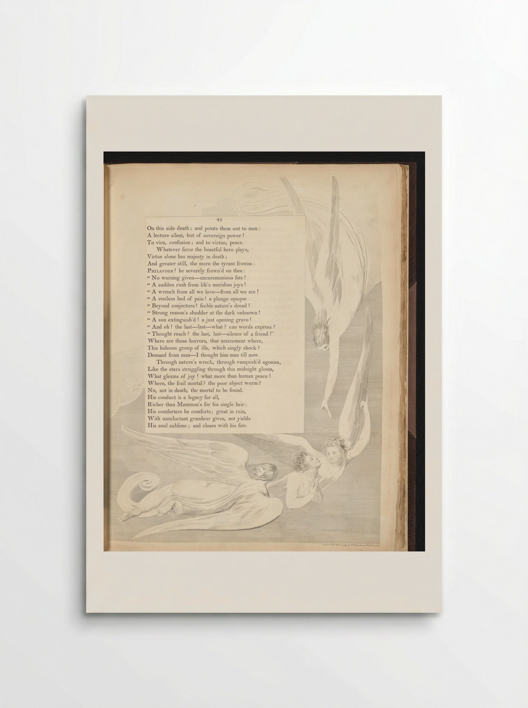 Four Angels - William Blake - Poster