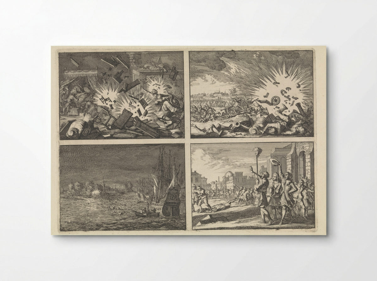 Four Historical Scenes - Caspar Luyken - Poster