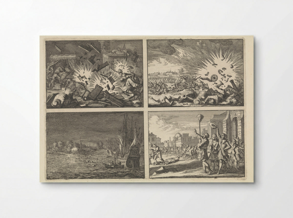 Four Historical Scenes - Caspar Luyken - Poster