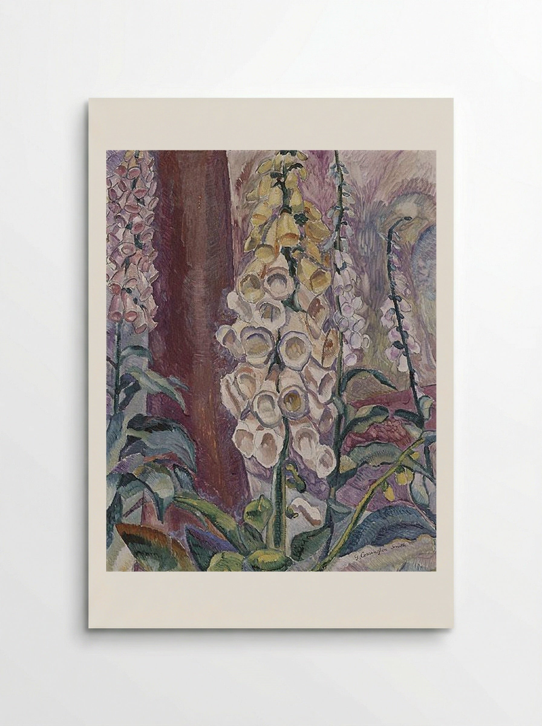 Foxgloves - Grace Cossington Smith - Poster
