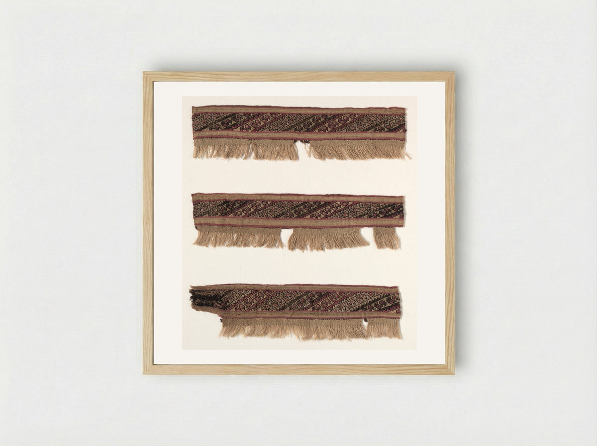 Fragment of a Border - Fine Art Print - Framed Print Wood